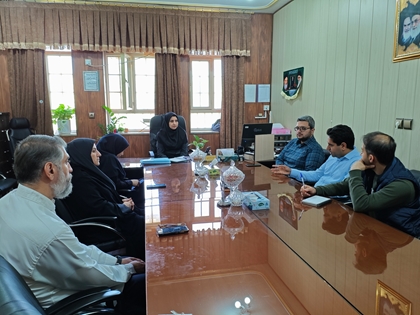 جلسه هماهنگی کارگروه مدیریت فرهنگی با تیم مرکز رشد در رابطه با برگزاری کنگره تغییر اقلیم و سلامت دانشگاه